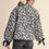 Thumbnail: Floral Quilted Jacket with Ribbon Detail