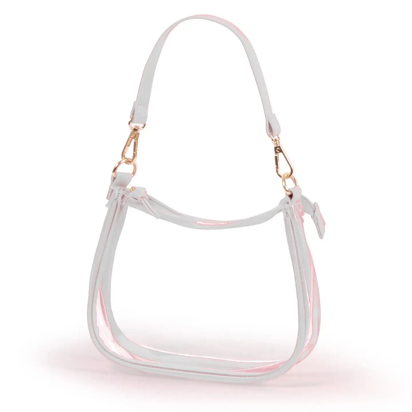 The Clara Clear Purse By Desden in White