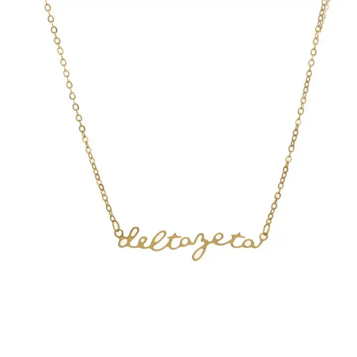Thumbnail: Sorority Script Necklace