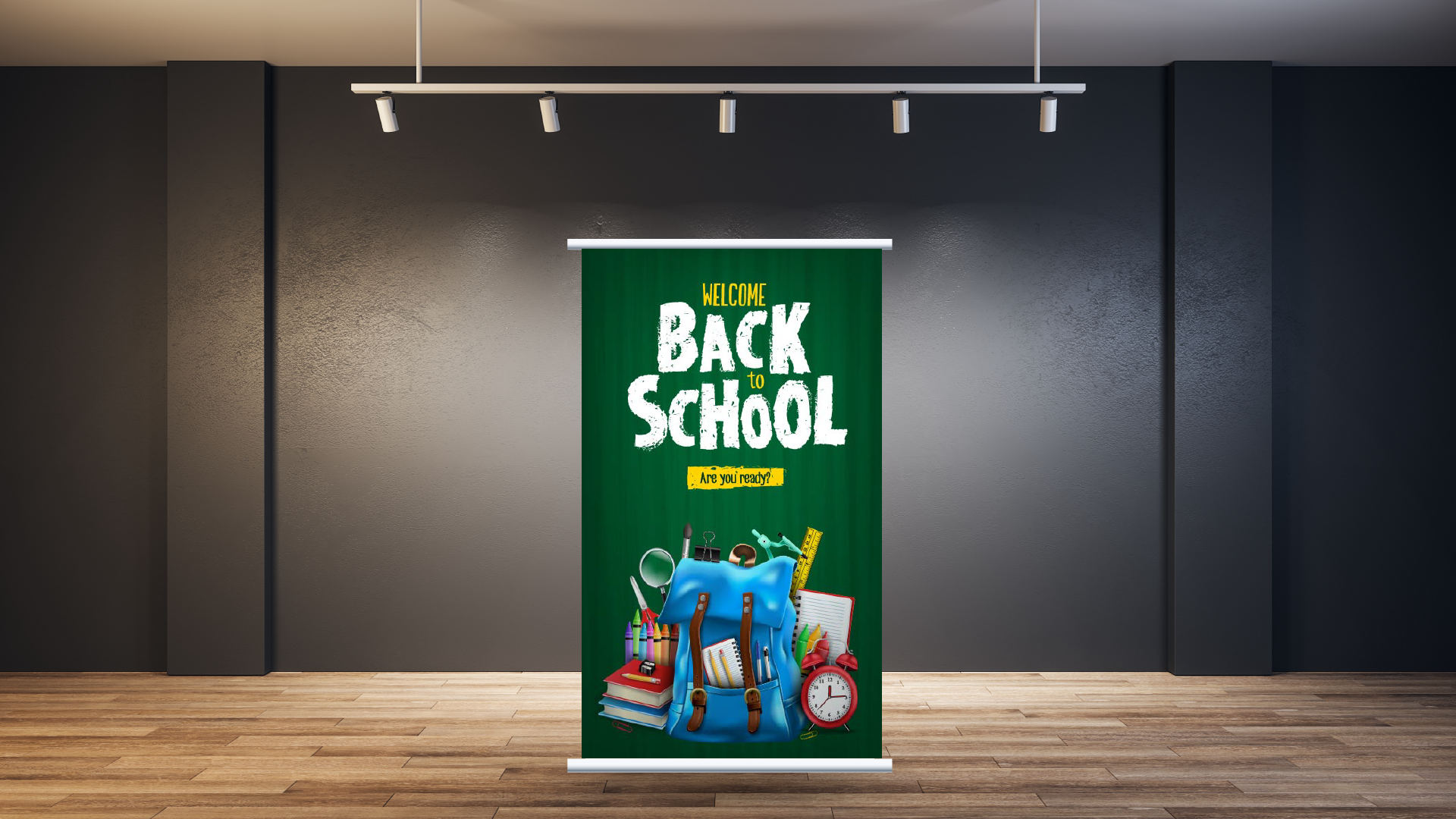 Retractable Banner - Welcome Back - HMRB5005