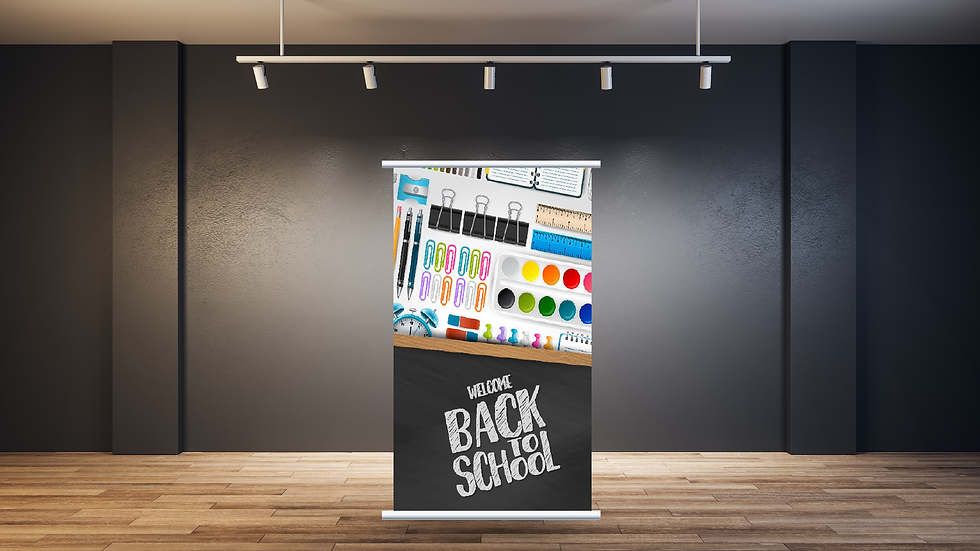 Retractable Banner - Welcome Back - HMRB5001