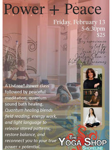 POWER + PEACE 2/13/26, 5-6:30pm