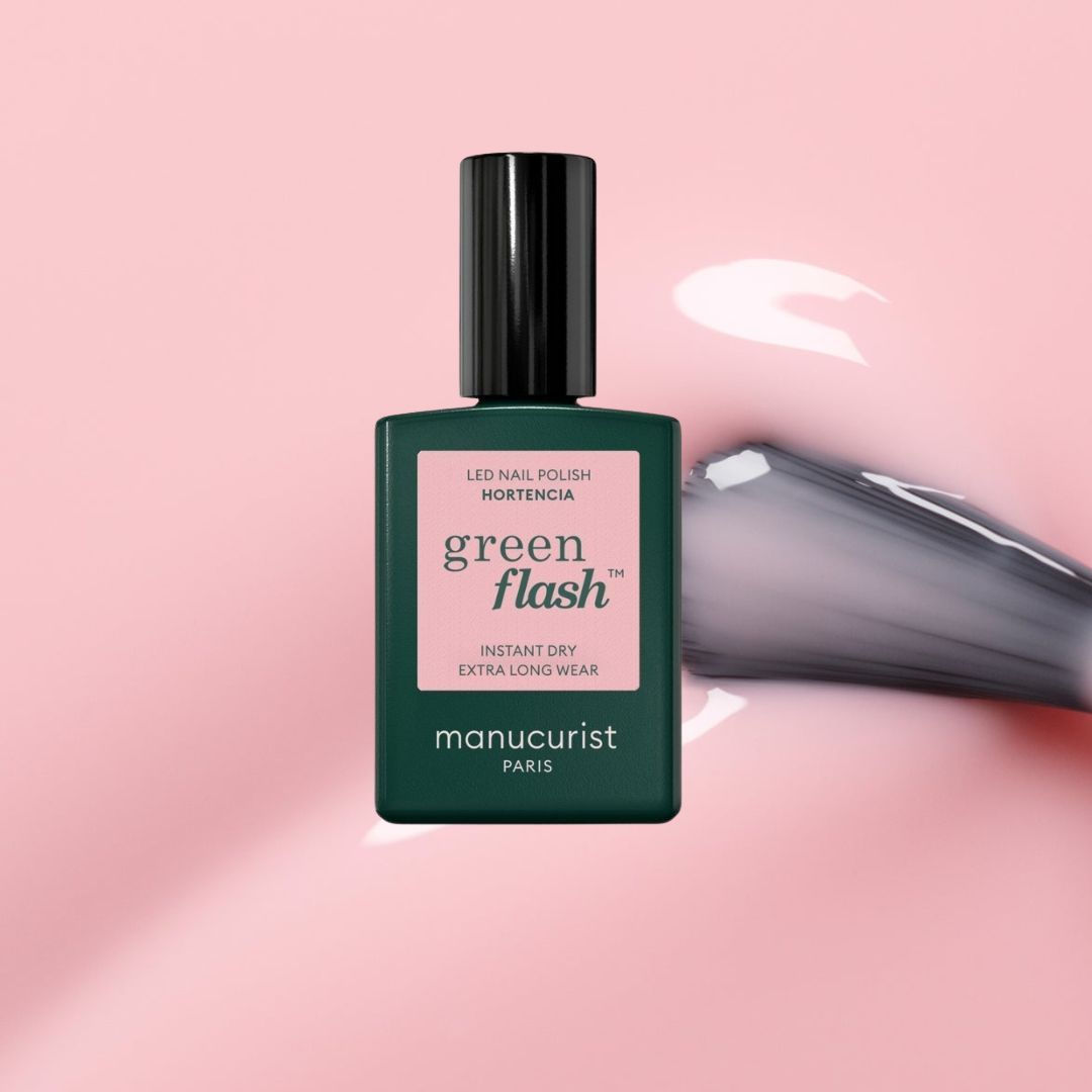 Manucurist Green Flash™ LED Gel Nail Polish 15ml – Hortencia Sheer Pink