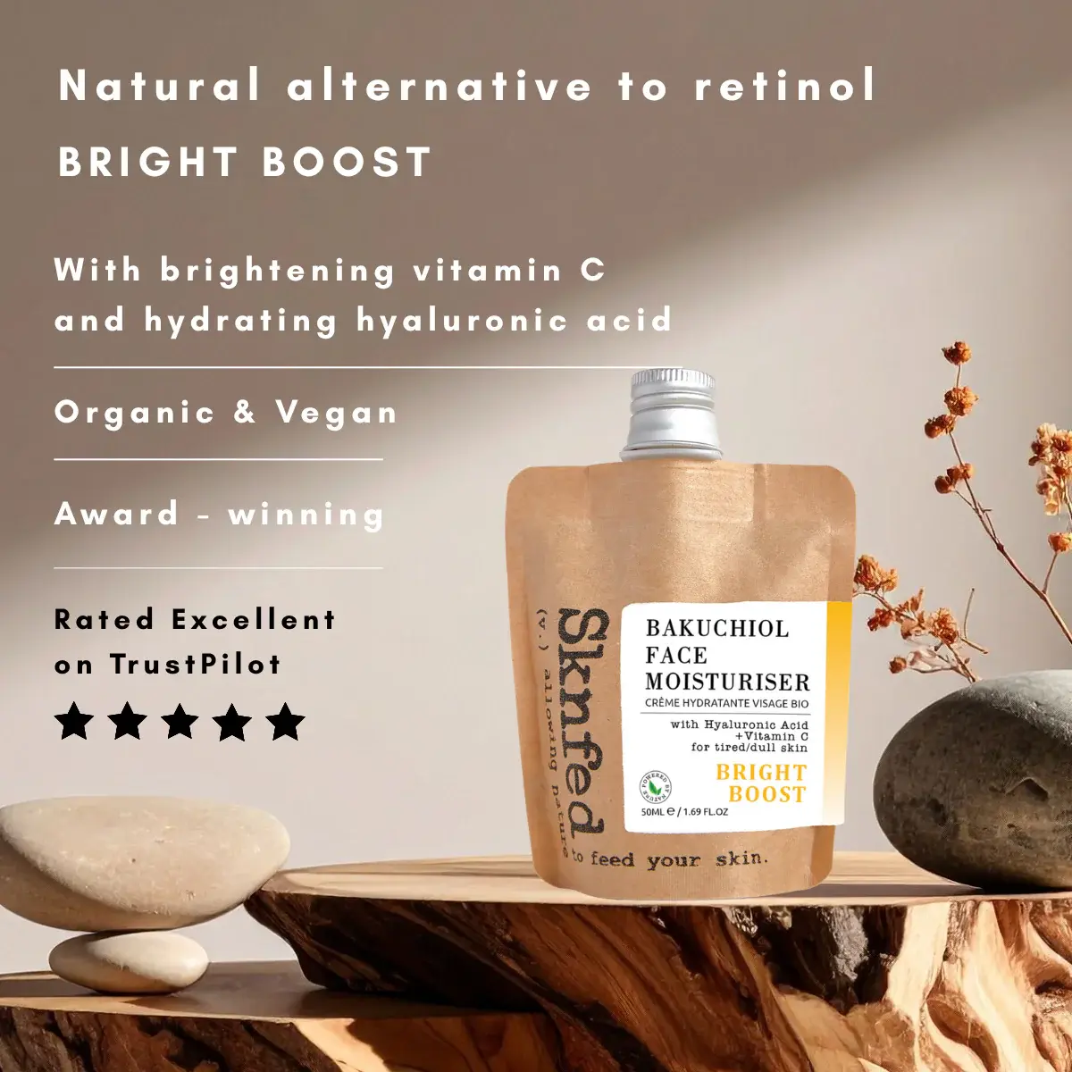 Sknfed Organic Bakuchiol Face Moisturizer 50ml