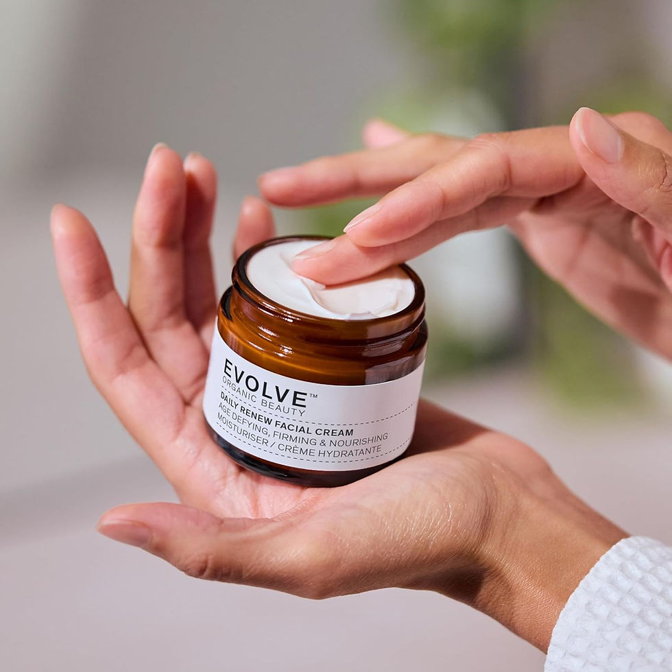 Evolve Organic Beauty Moisture Boost Duo | Daily Renew Cream + Hyaluronic Serum