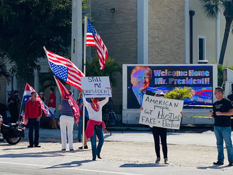 President Trump's last moments in the White House