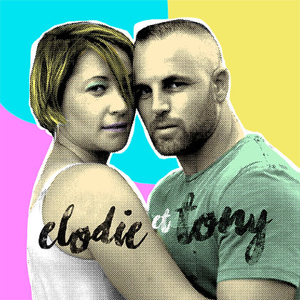 photographe blois création pop art portrait couple