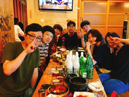 회식, 달인막걸리 (June 6, 2017)