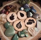 Beautiful and magical hand made four ele