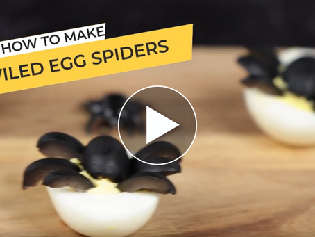 SPIDER DEVILED EGGS