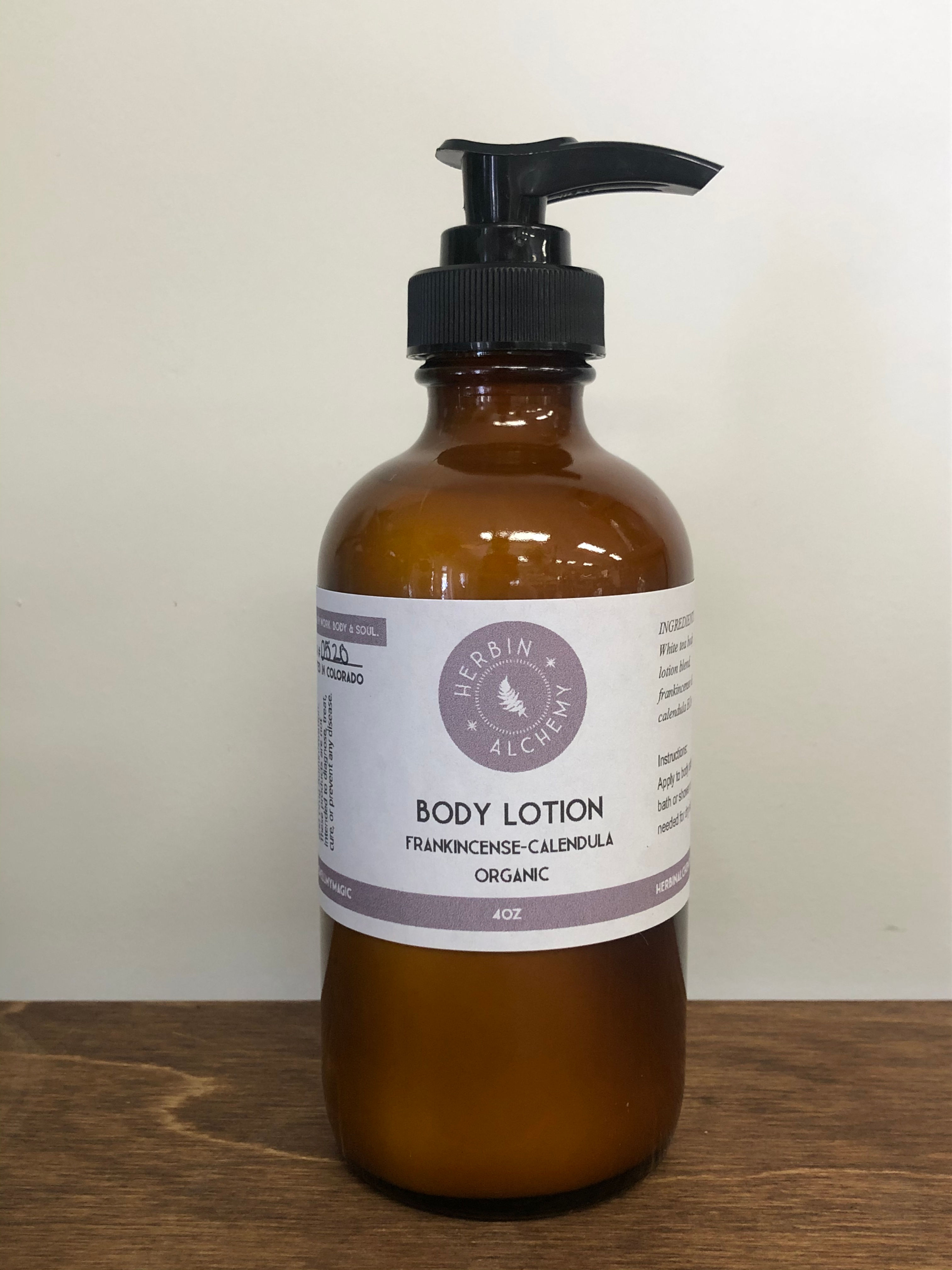 Frankincense-Calendula Body Lotion 8oz