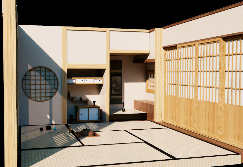 Full Render of Tea Room