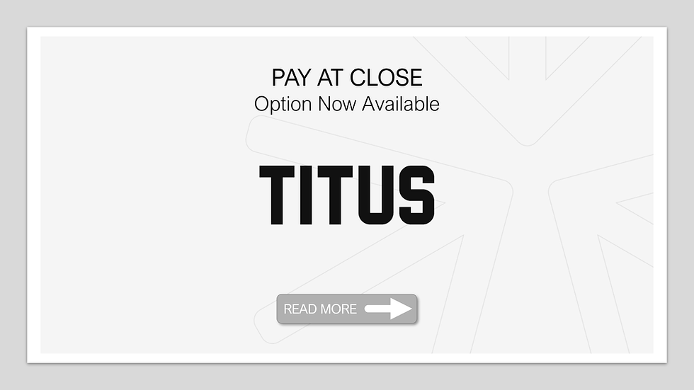 Jiffy Images accepts Titus Pay At Closing payments