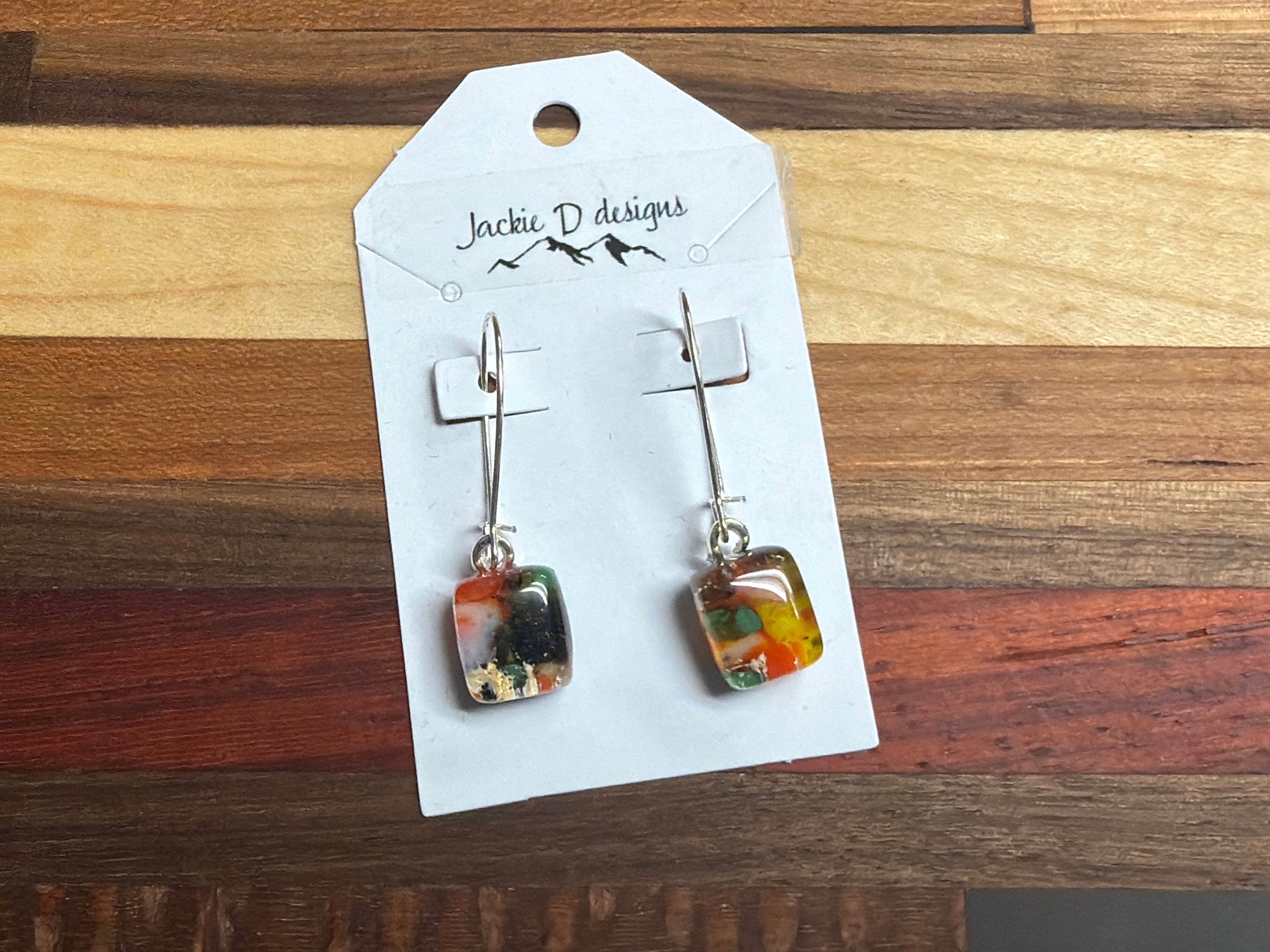 Fused Glass Earring Set 4