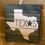 Thumbnail: Beautiful Navy stained wood plank sign with White Texas Silhouette and the name TEXAS cut with a star for the A.