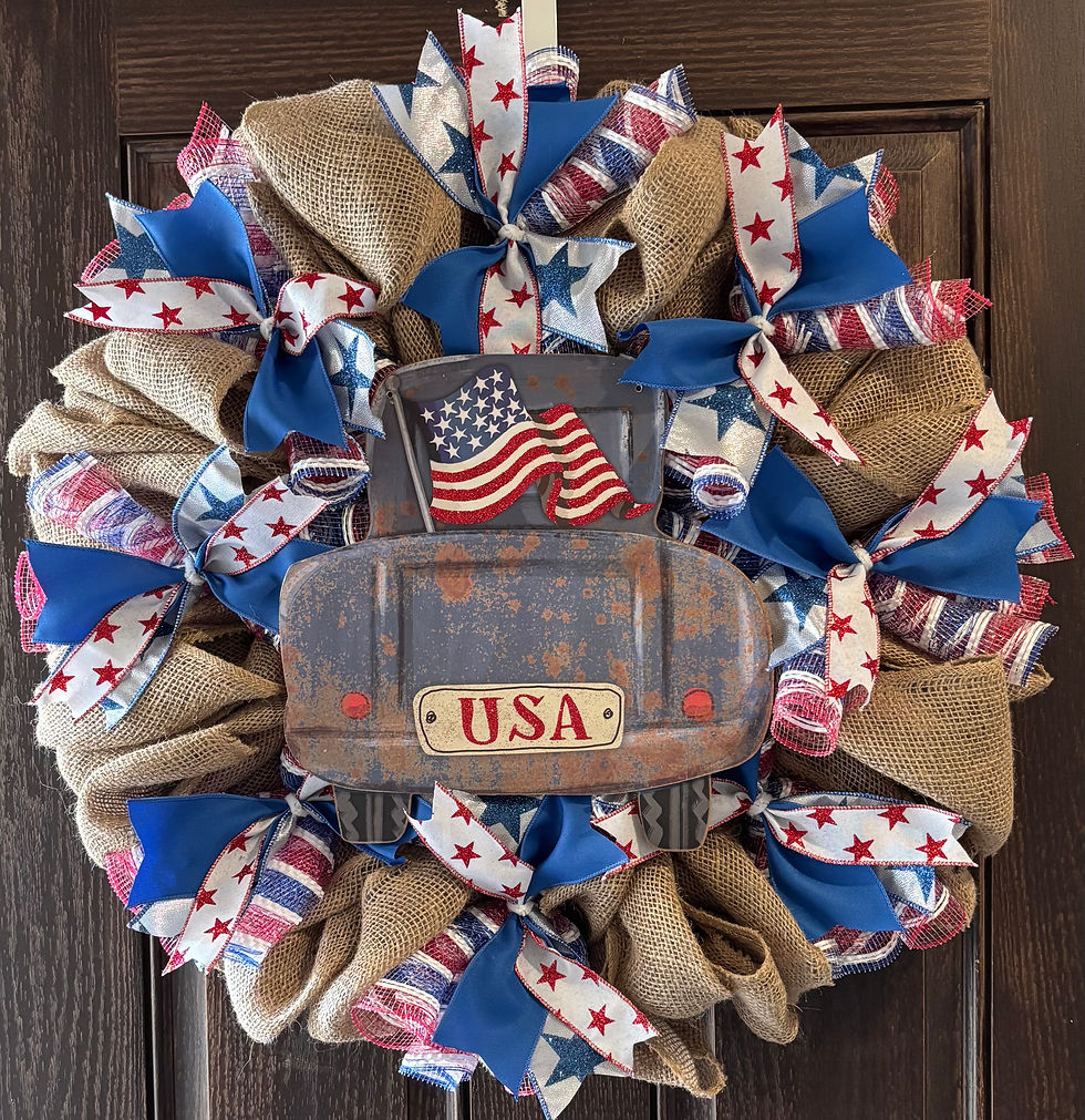 Thumbnail: Burlap & Mesh Wreath