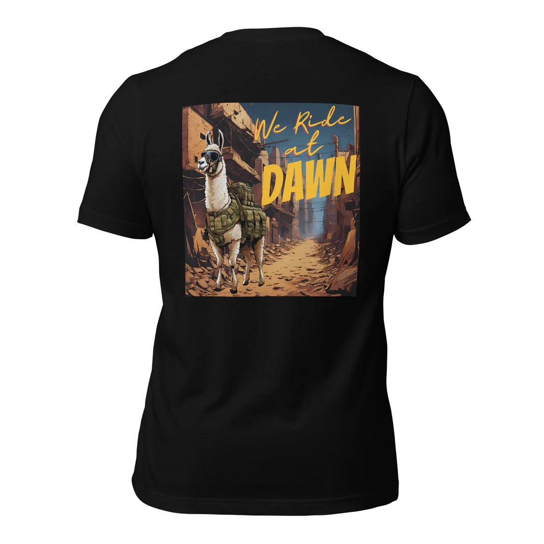 RIDE AT DAWN LLAMA T-SHIRT