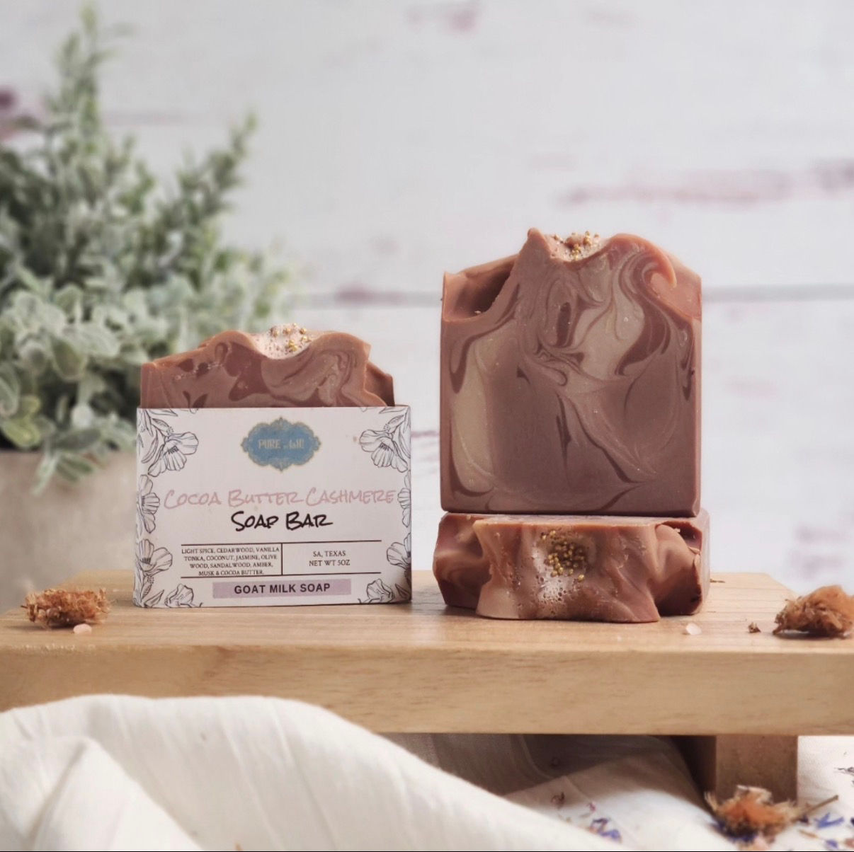 Cocoa Butter Cashmere Soap Bar