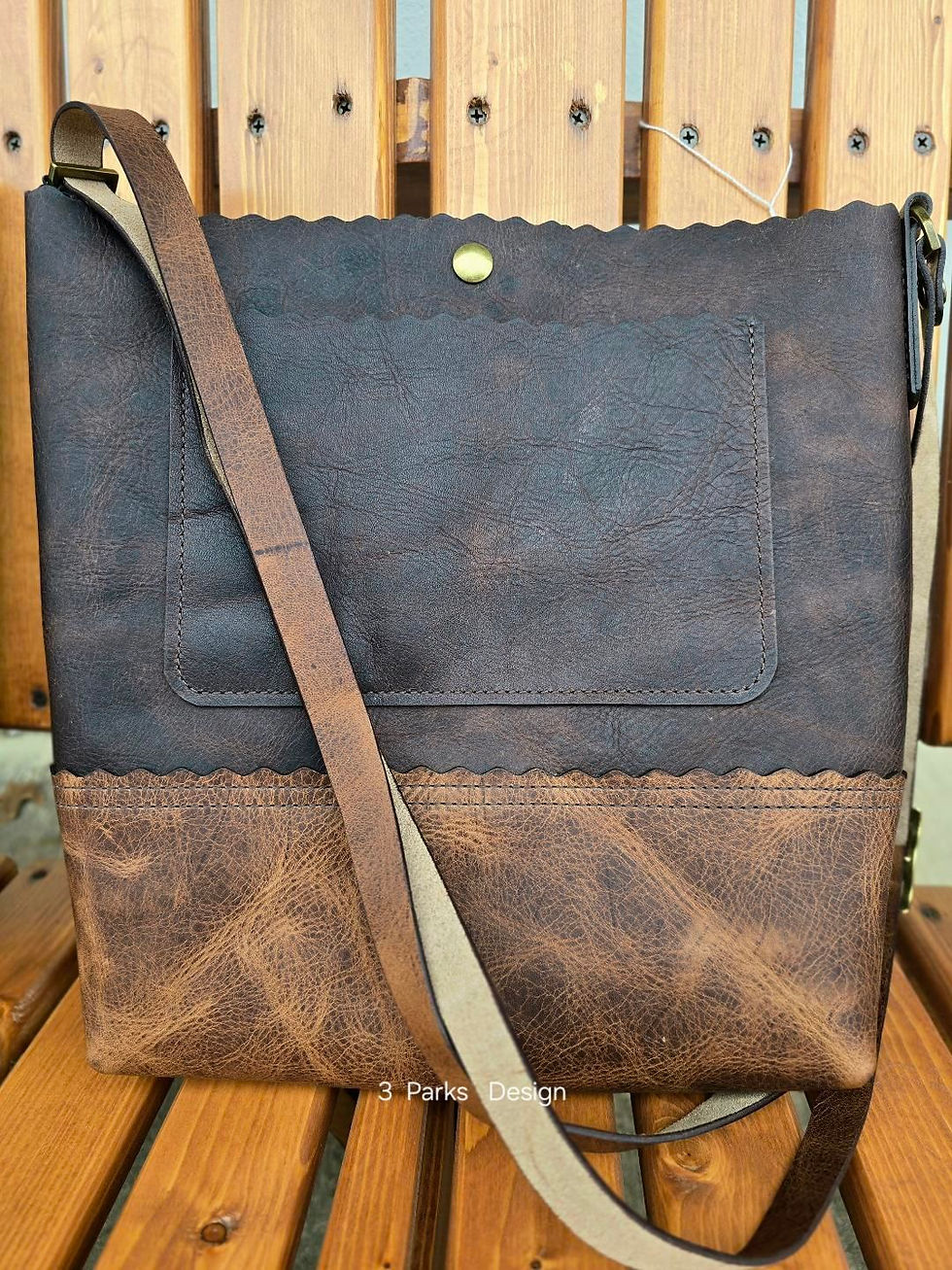 Large Rustic Chic Crossbody