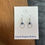 Thumbnail: Sterling Teardrop & Gem Earrings