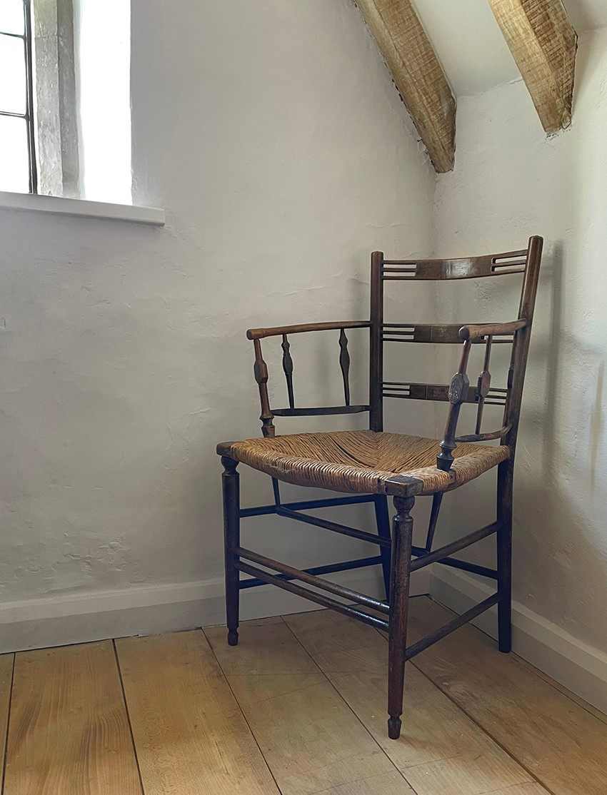 An Arts & Crafts Chair at Kelmscott Manor