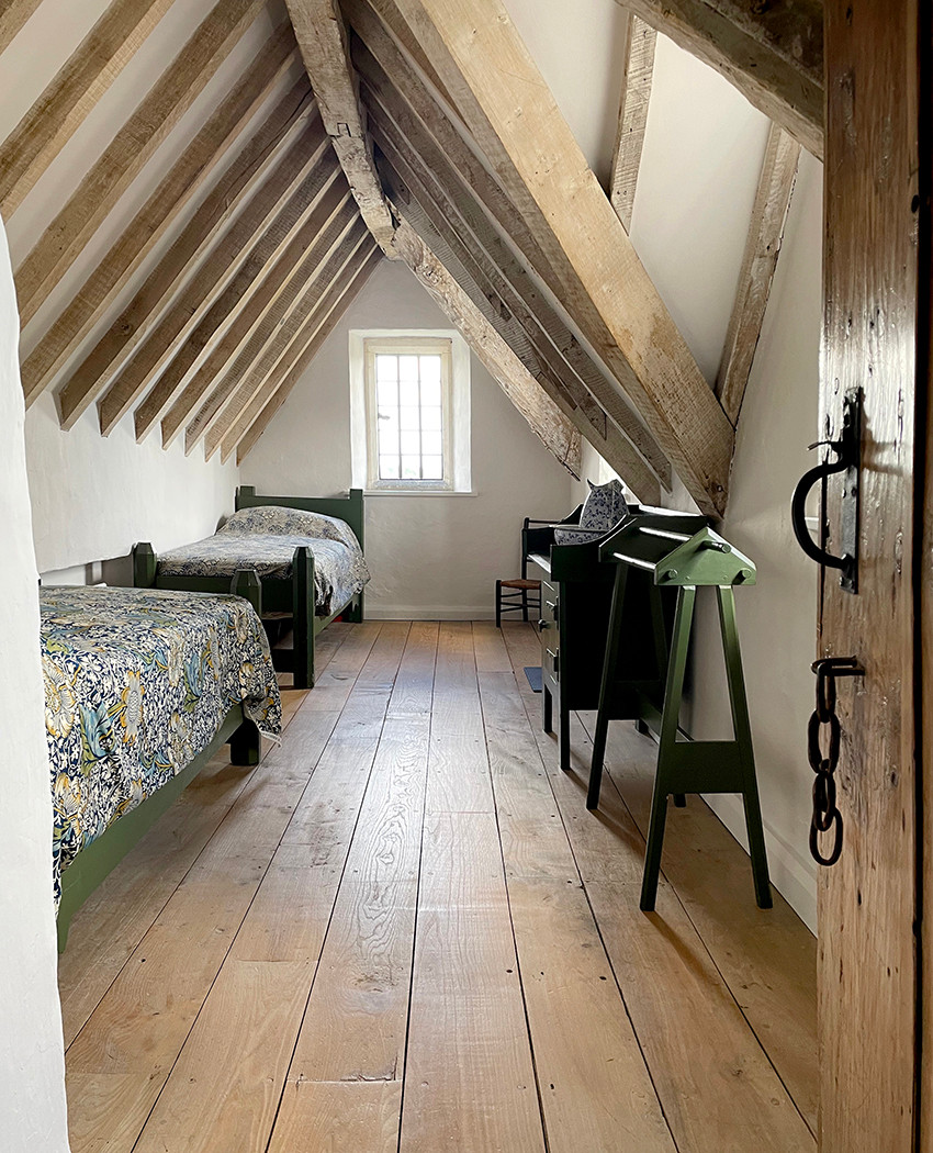 Attic room at Kelmscott Manor