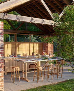solid oak outdoor kitchen ideas modular units