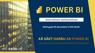 Meistarklase: Kā sākt darbu ar Power BI!