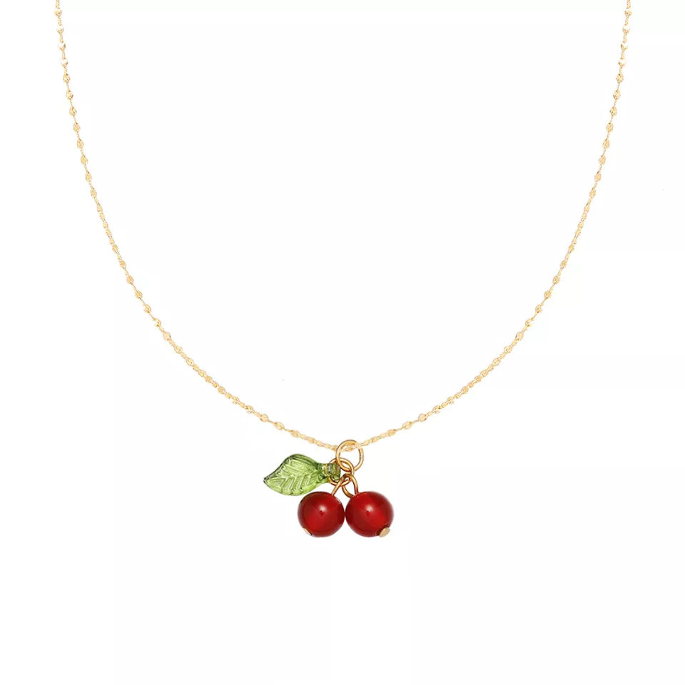 Thumbnail: Mini Cherry Necklace
