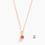 Thumbnail: Vermeil Rose Gold Birthstone Necklace
