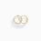 Thumbnail: Ruched Gold Hoops