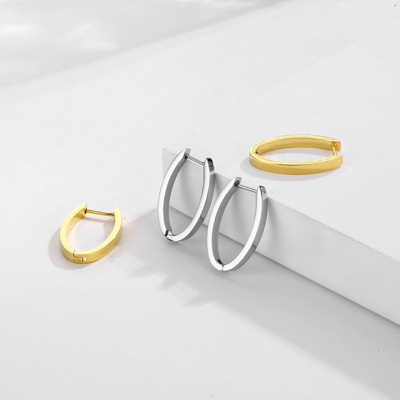 Oval Bar Hoops