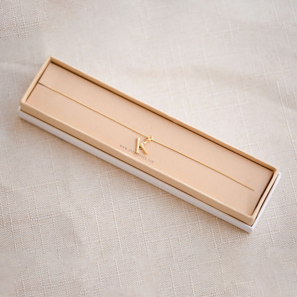 Thumbnail: Initial Letter Necklace (A-N)