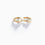 Thumbnail: White Gold Diamond Solitaire Hoops