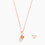 Thumbnail: Vermeil Rose Gold Birthstone Necklace