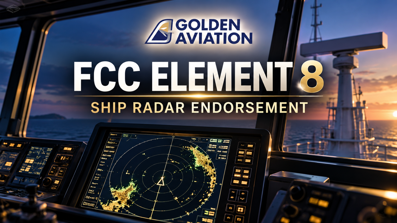 Golden Aviation Ship Radar Endorsement training