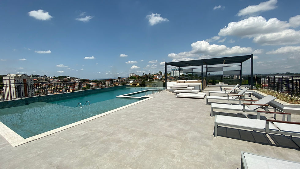 Piscina no rooftop