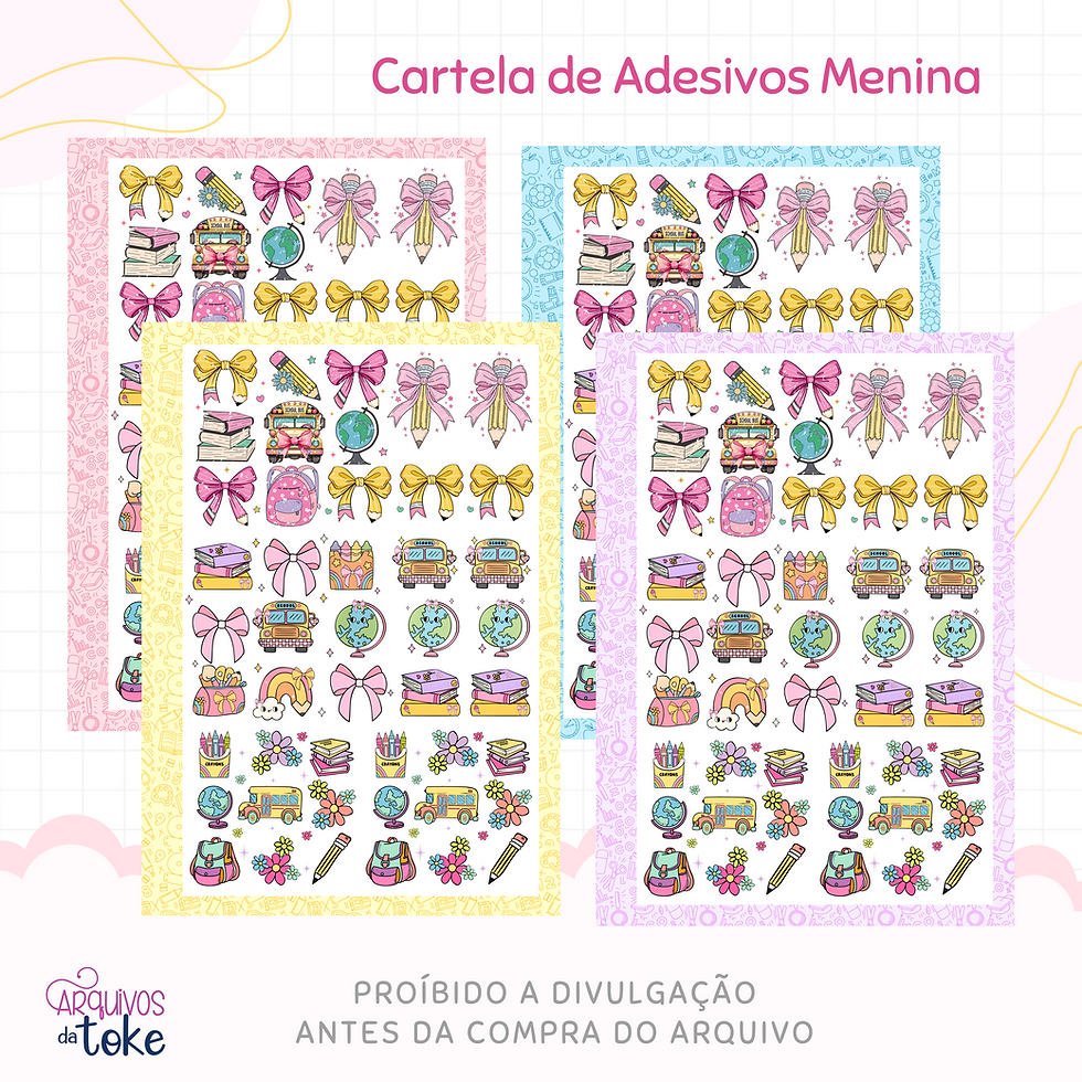 Miniatura: COMBO ESCOLAR 2025 - MENINA/MENINO