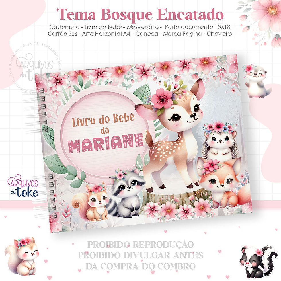 Miniatura: COMBO BOSQUE ENCANTADO MENINA