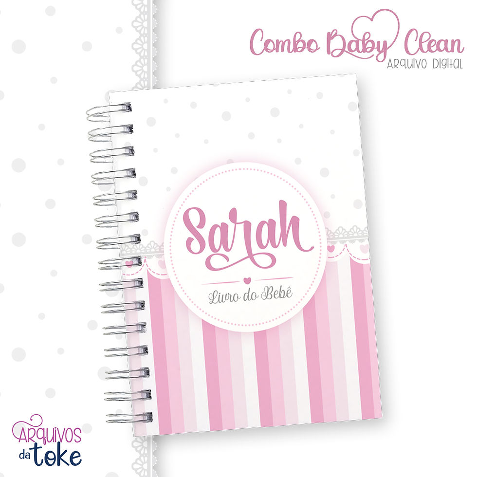 Miniatura: Livro do Bebê Clean A5 - 10 cores Horizontal e Vertical