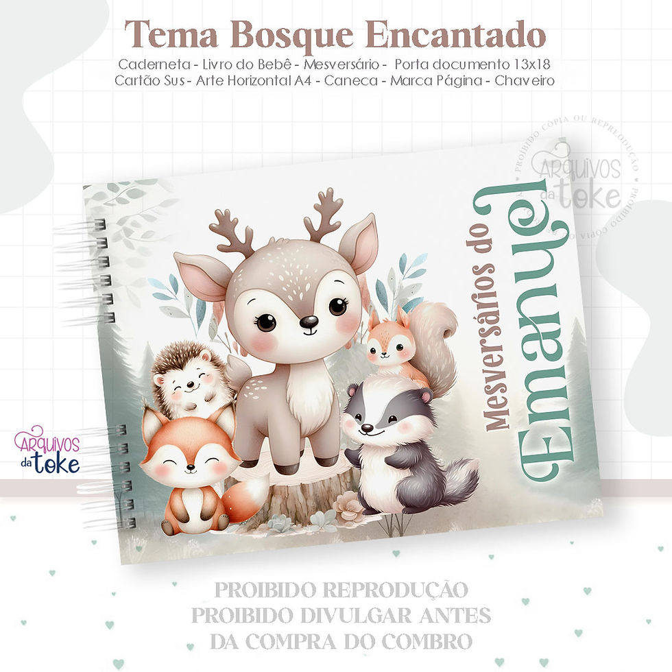 Miniatura: COMBO BOSQUE ENCANTADO MENINO