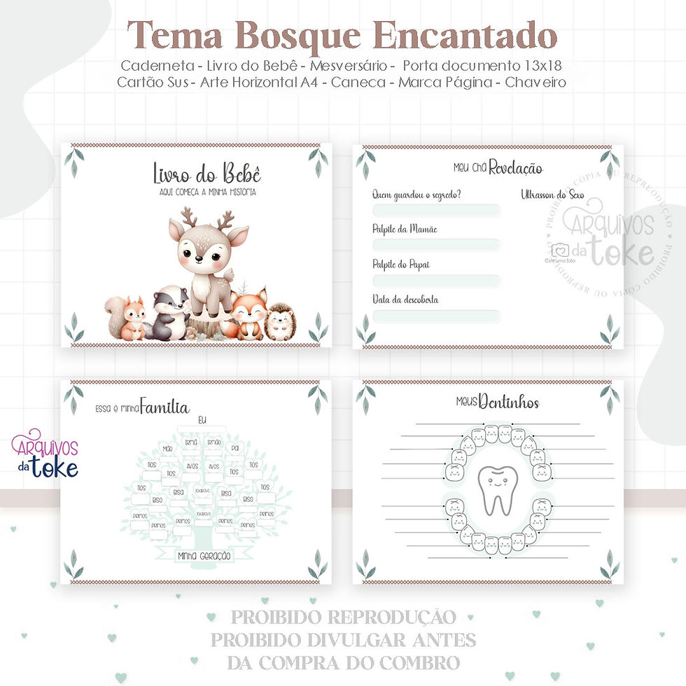 Miniatura: COMBO BOSQUE ENCANTADO MENINO