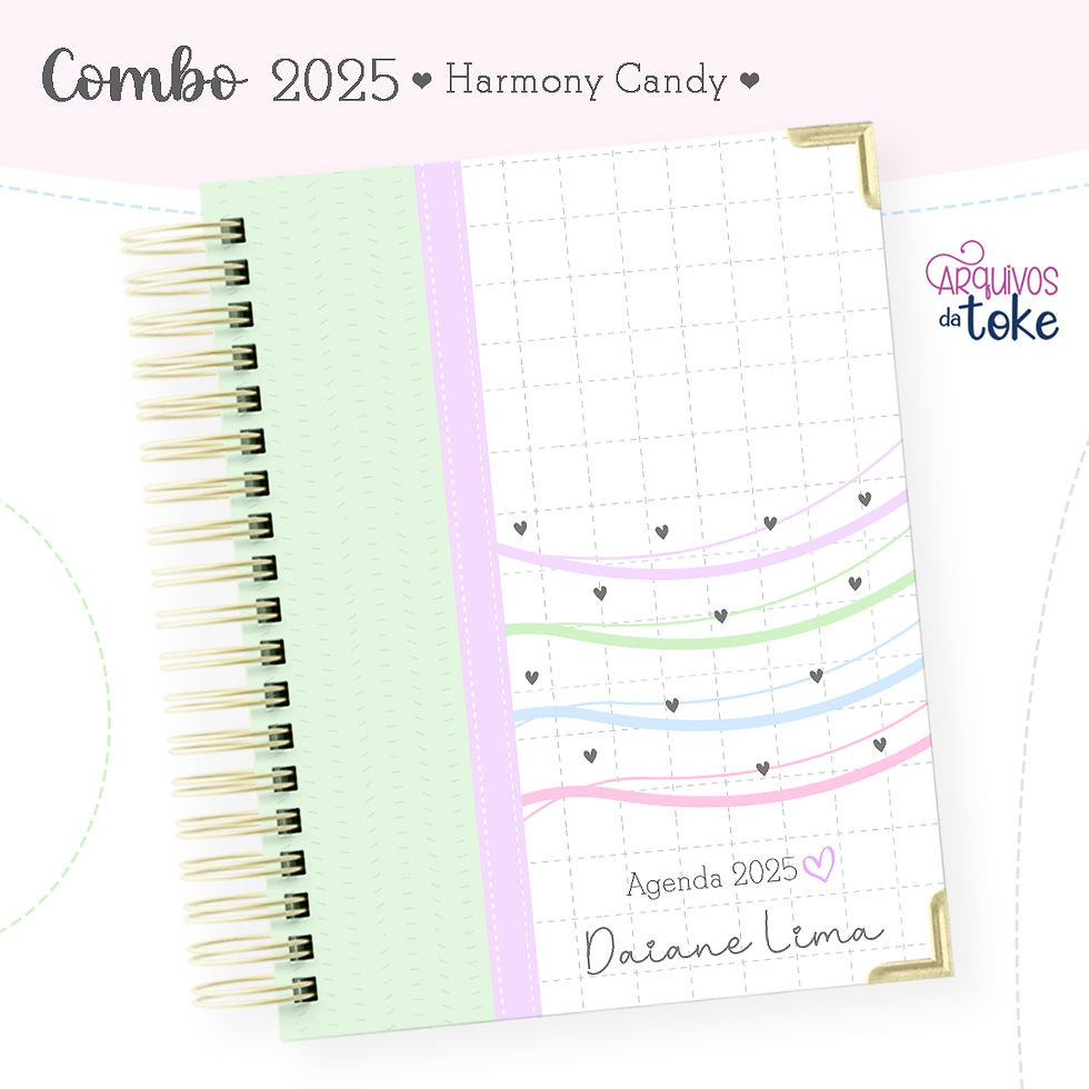 Miniatura: AGENDA CANDY HARMONY - BÁSICO