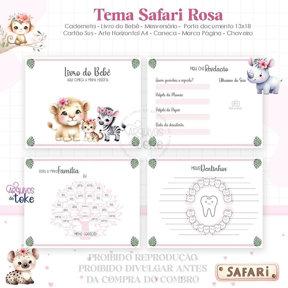 Miniatura: COMBO SAFARI ROSA