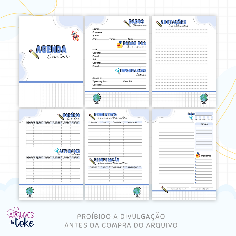 Miniatura: COMBO ESCOLAR 2025 - MENINA/MENINO