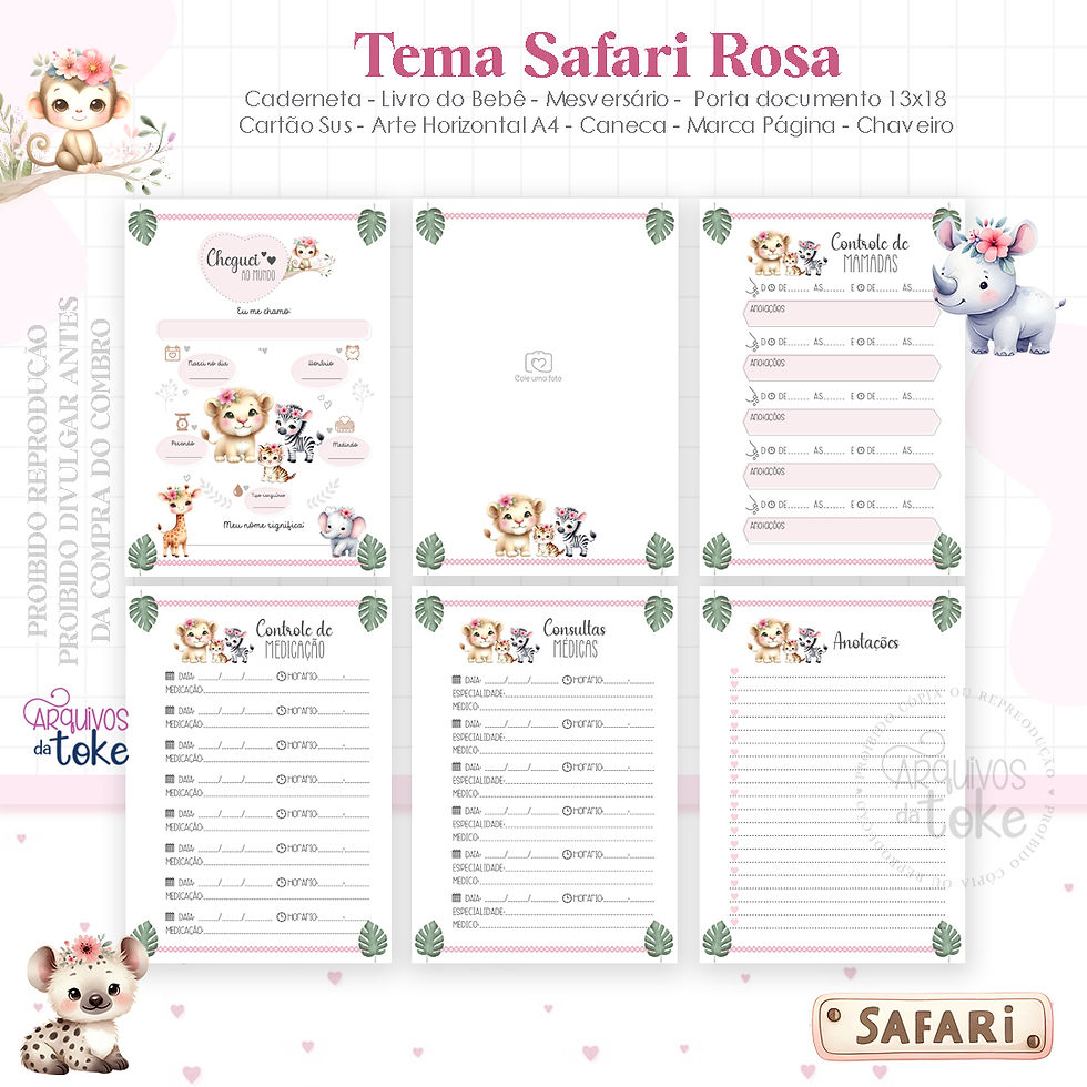 Miniatura: COMBO SAFARI ROSA