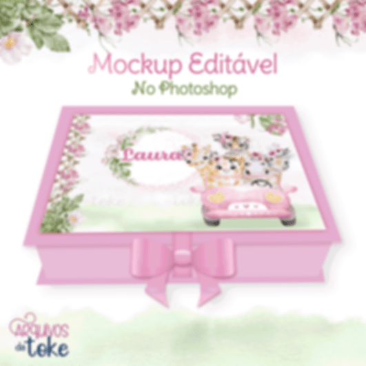 Mockup Editável - Caixa Cartonada