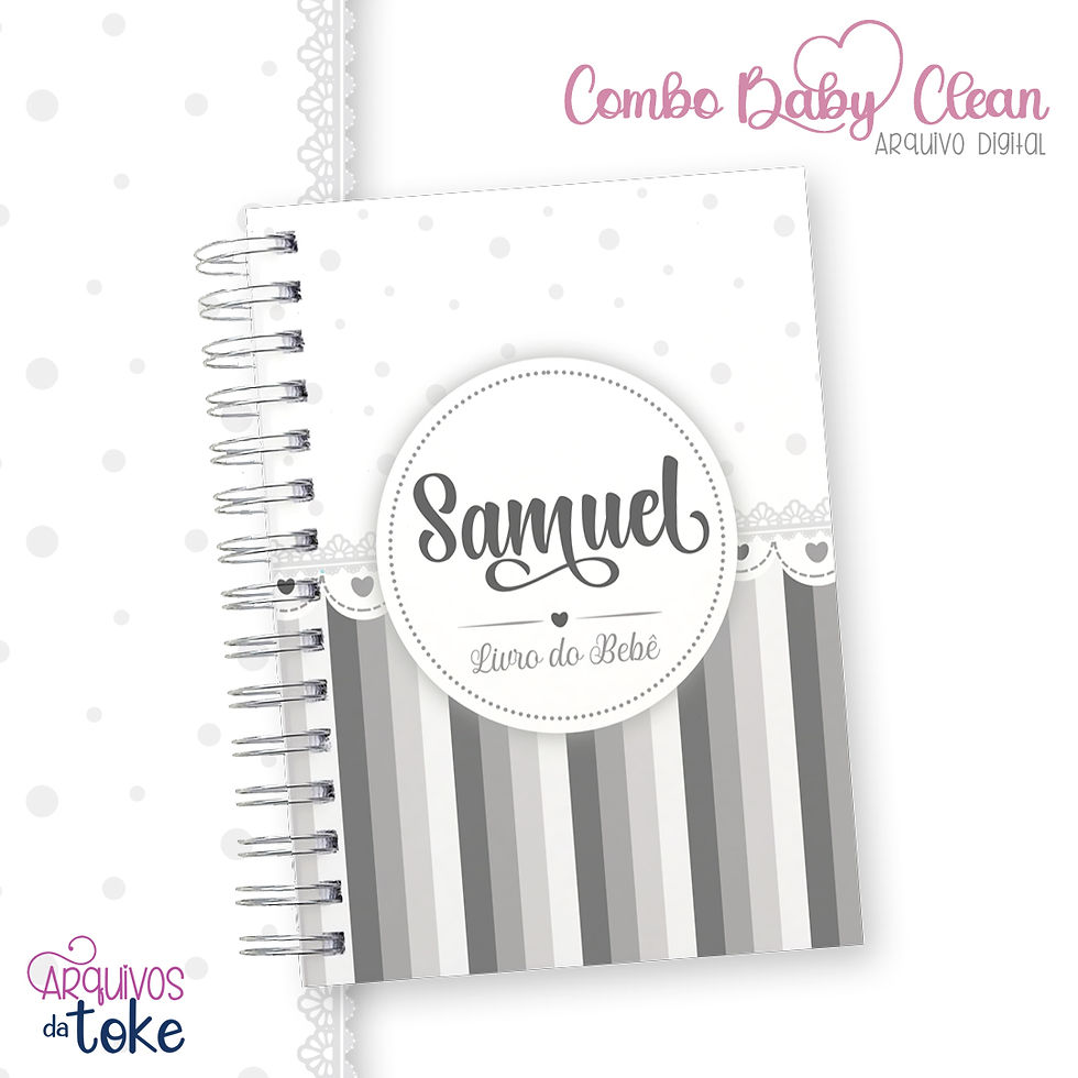 Miniatura: Livro do Bebê Clean A5 - 10 cores Horizontal e Vertical