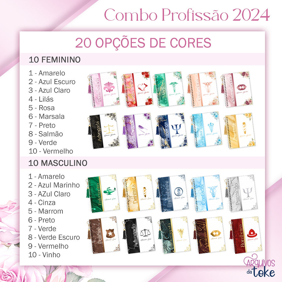 Miniatura: COMBO PROFISSÃO 2024 + VIDEO AULAS (ATELIÊ DA CRIATIVA)