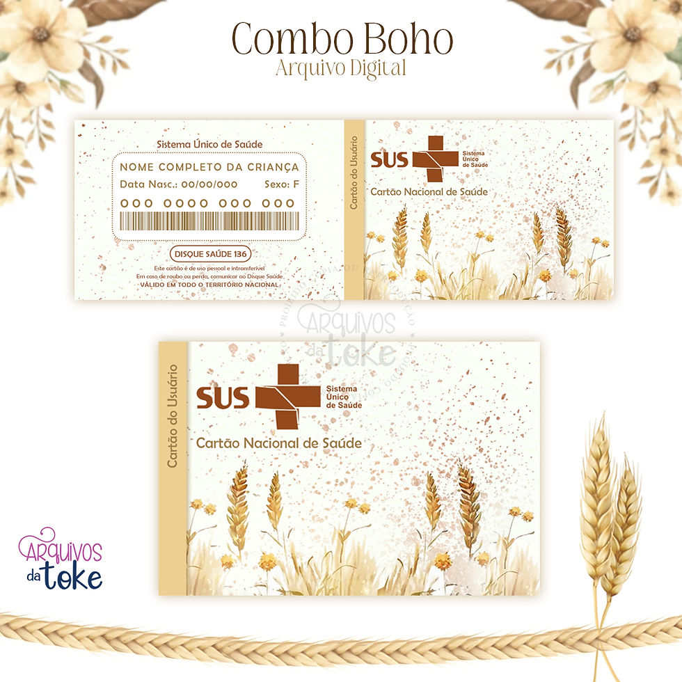 Miniatura: CADERNETA BOHO MENINO